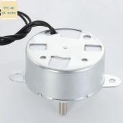 TYC-40 AC 12V szinkron motor, 5-6RPM, 33mm tengely