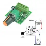 DC motor sebesség szabályzó, PWM vezérlő