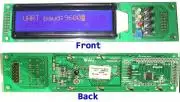 Karakteres LCD 16x2 kék, soros meghajtás, gombok