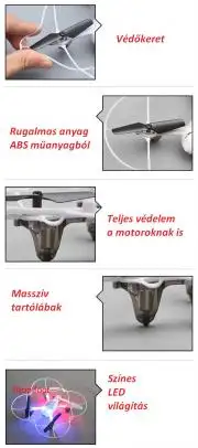 Mini Drón Syma X11C kamerás