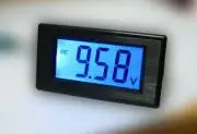 kijelző volt, LCD, nagy, 2 tizedes