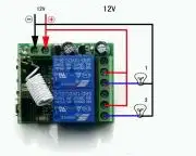 4 csatornás távirányító és 2db független 2 csatornás vevőegység