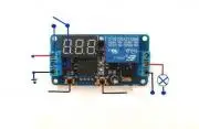 Időzítő relé modul panel