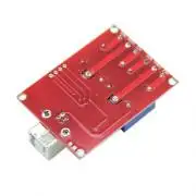 USB - 2 csatornás relé modul panel