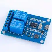 USB - 2 csatornás relé modul panel