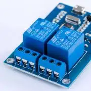 USB - 2 csatornás relé modul panel