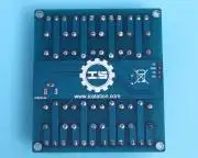 USB - 8 csatornás relé modul panel